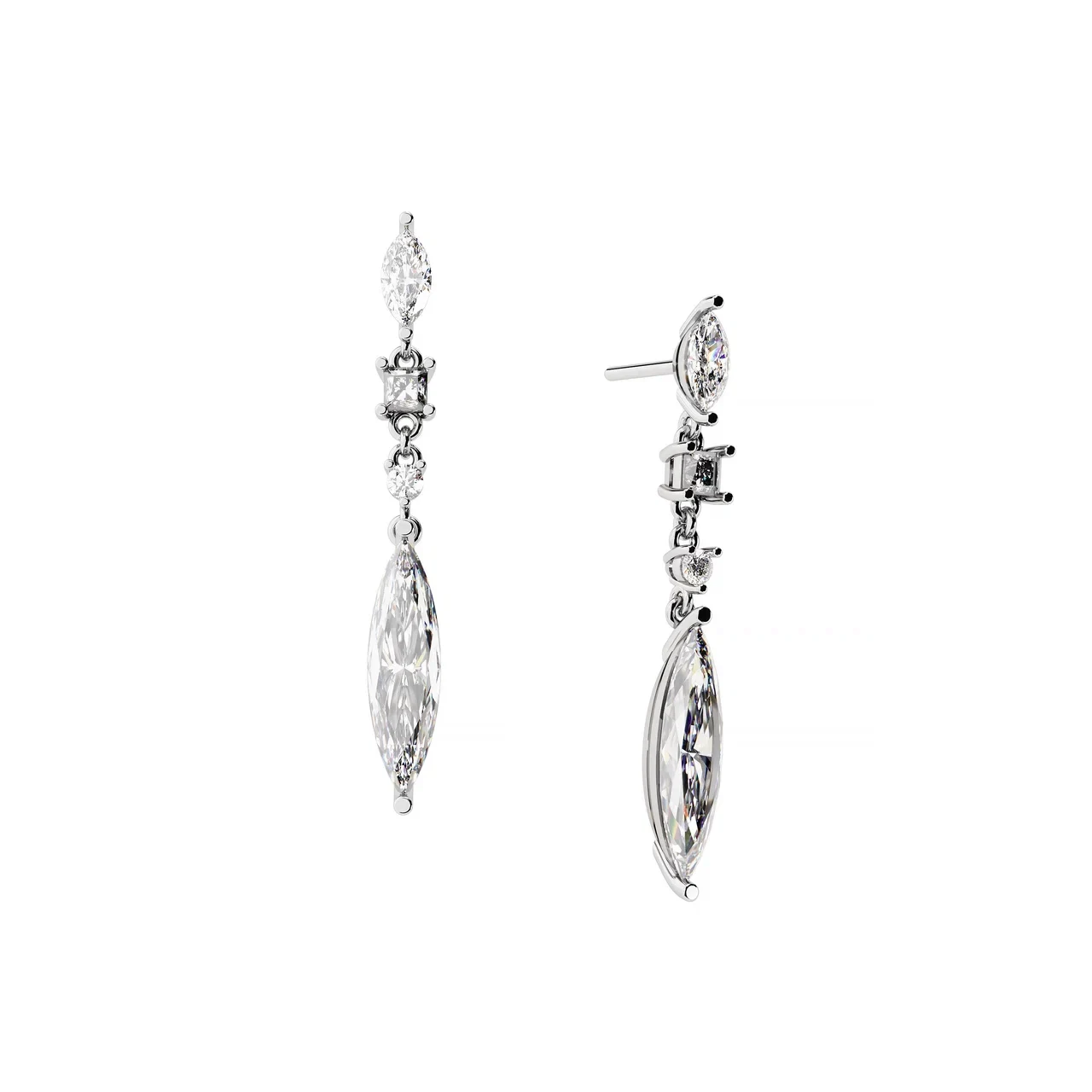 marquise earrings image 1